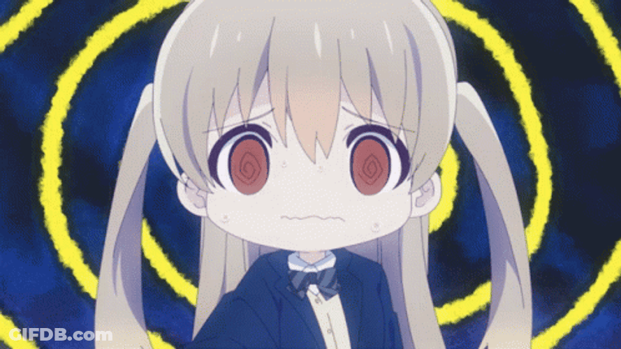 Anime Loop Confused Koharu Minagi GIF