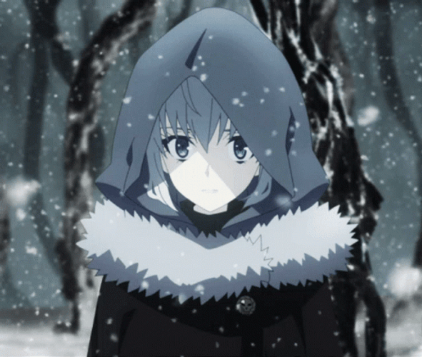 Anime Lord El-Melloi II In The Middle Of Snow GIF