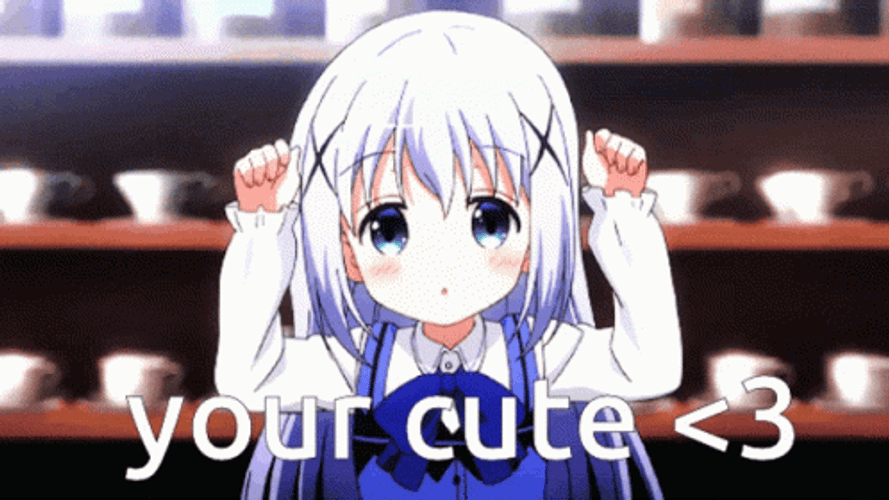 Anime Love Chino Kafu GIF