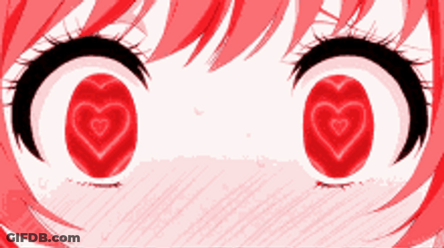 Anime Love Eyes Heart Yandere GIF