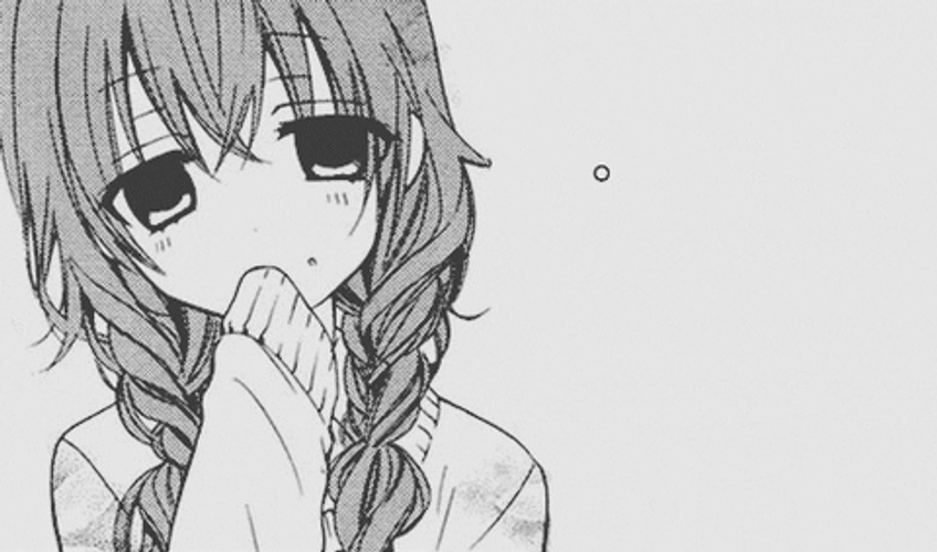 Anime Love Girl Thinking GIF