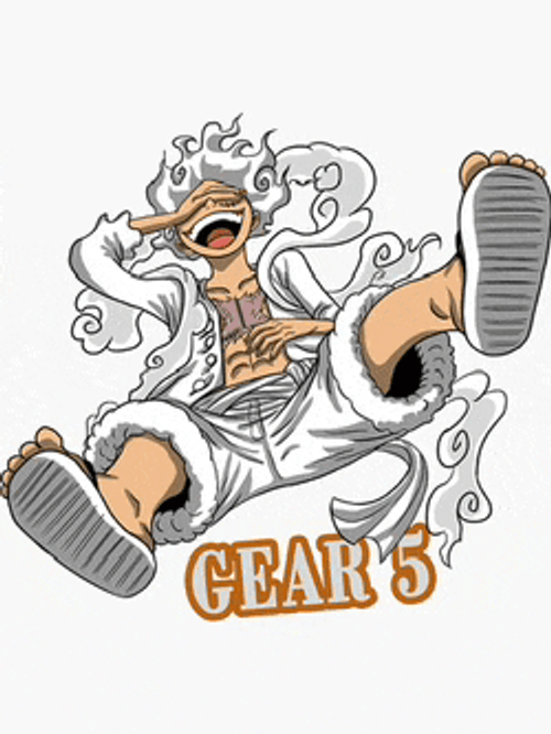 Anime Luffy Gear 5 Meme GIF