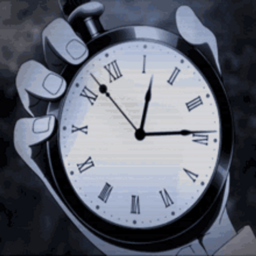 Anime Magical Vintage Countdown Clock GIF