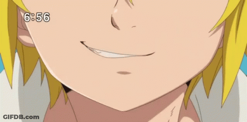 Anime Meliodas Smirking From Seven Deadly Sins GIF