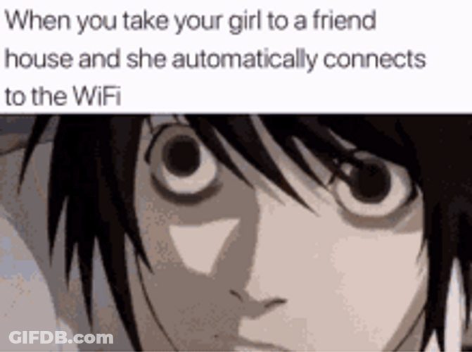 Anime Meme Death Note Fixed Gaze GIF