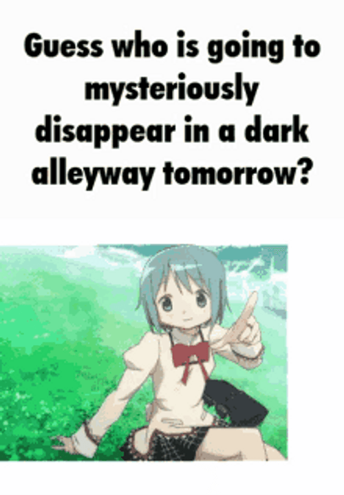 Anime Meme Pointing You GIF
