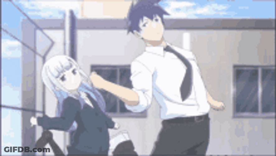 Anime Meme Raidō Reina Aharen Synchronize Dance GIF