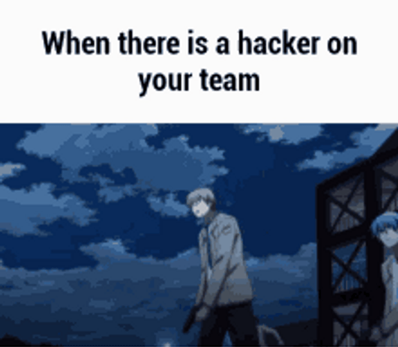 Anime Meme Team Hacker GIF