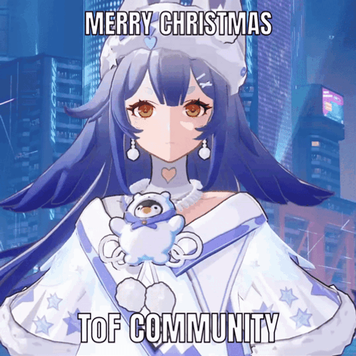 Anime Merry Christmas Tower Of Fantasy GIF