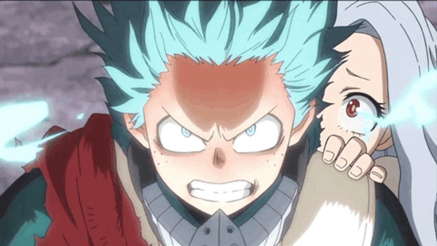 Anime Mha Izuku MidoriyaEri GIF