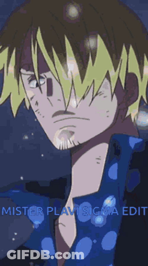 Anime Mister Plavi Sigma Edit GIF