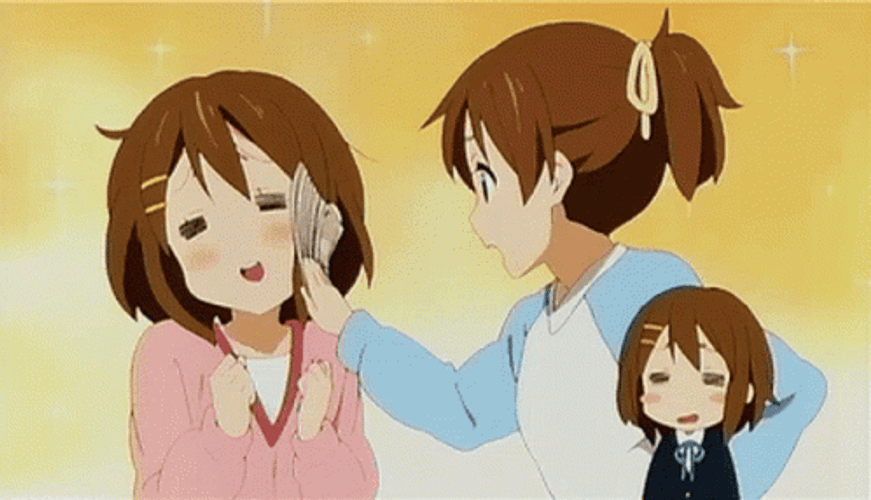 Anime Money Face Slap K-ON! GIF