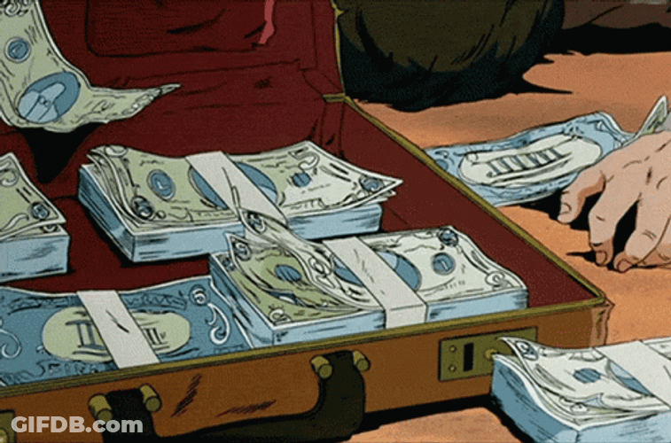 Anime Money Fist Of The North Star GIF
