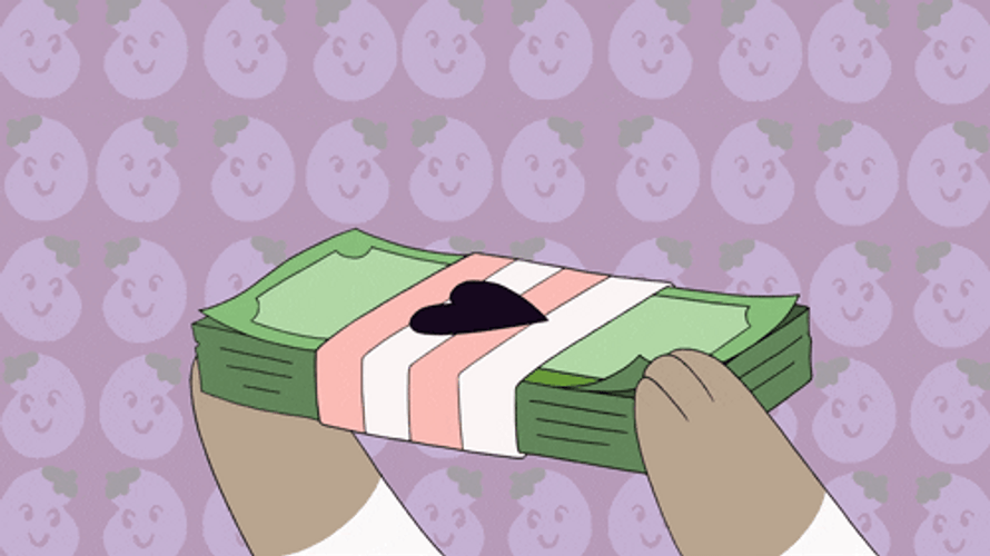 Anime Money Love Futurama GIF