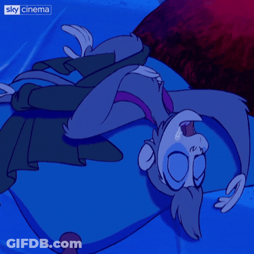 Anime Monkey Fell Asleep GIF
