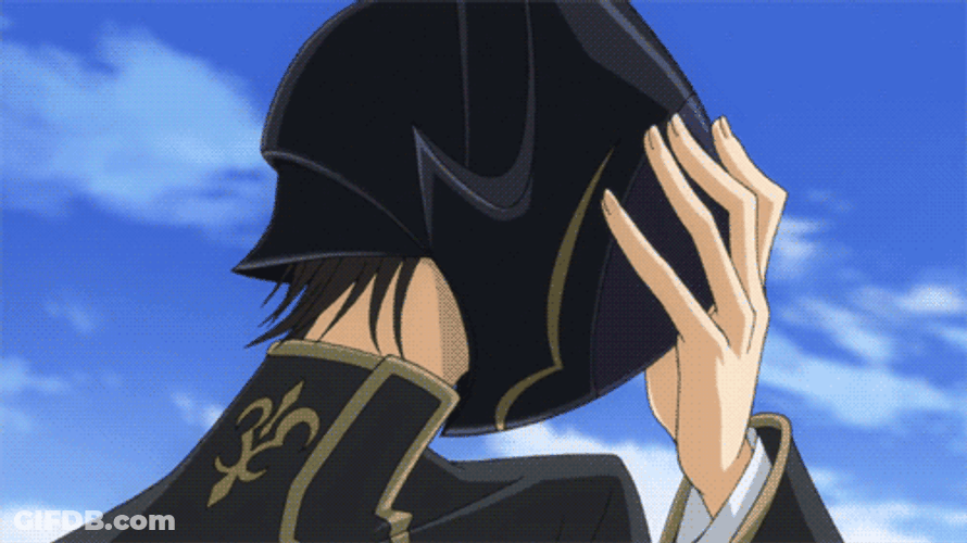 Anime Movie Character Lelouch Lamperouge GIF