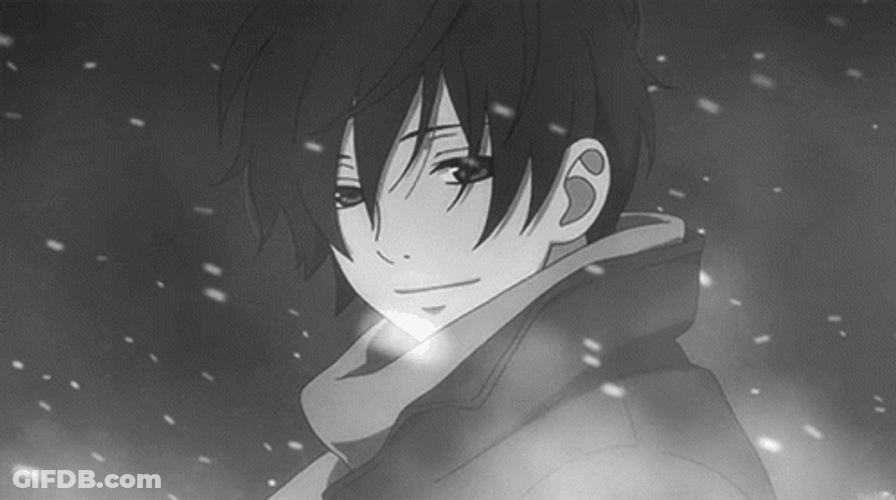 Anime My Little Monster Haru Yoshida Winter Snow GIF