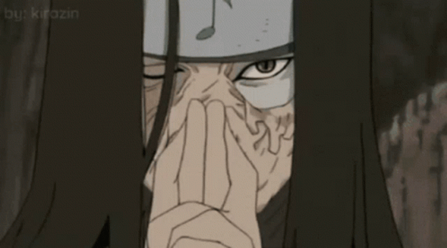 Anime Naruto Orochimaru Giving Sasuke Cursed Mark GIF