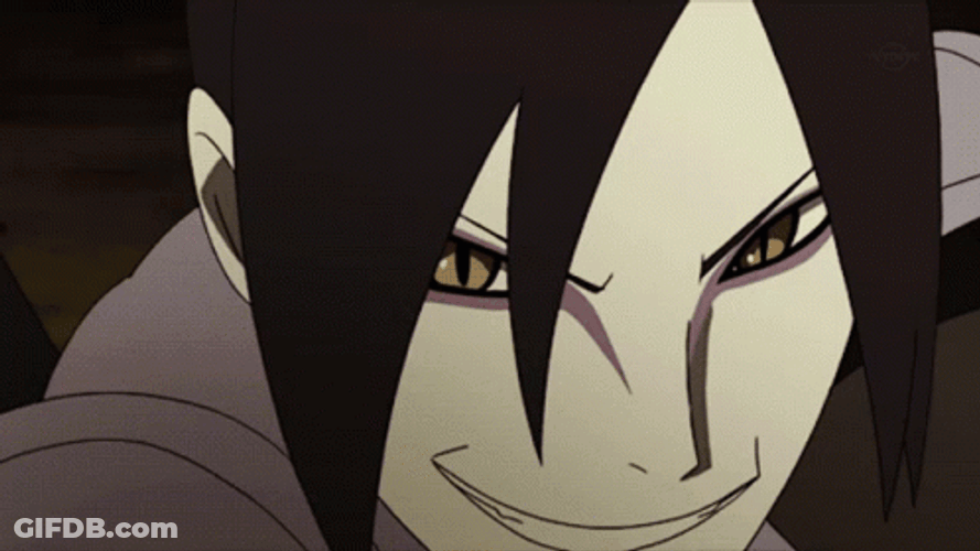 Anime Naruto Shippuden Orochimaru Fighting With Manda GIF