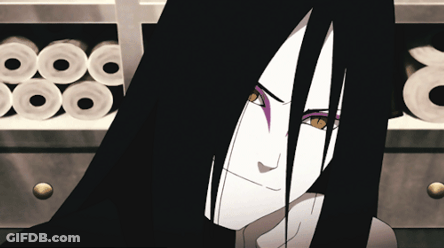 Anime Naruto Shippuden Orochimaru Talking GIF