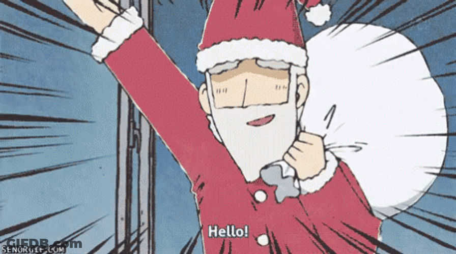 Anime Nichijou Christmas Special Episode GIF