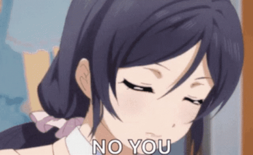 Anime No U Reverse Card GIF