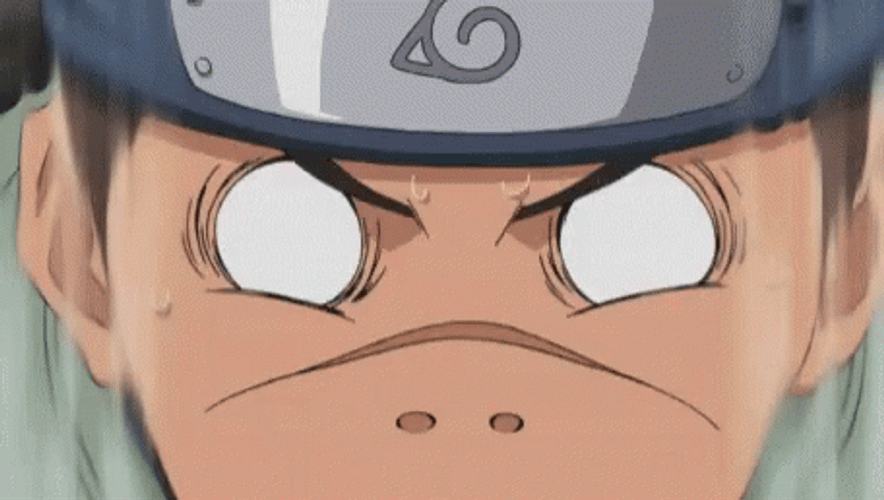 Anime Nose Bleed Iruka Sensei Naruto GIF