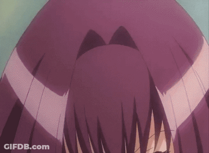 Anime Nose Bleed Karin Fujoshi Flower GIF