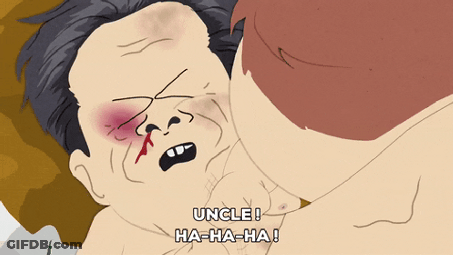 Anime Nose Bleed Uncle South Park GIF