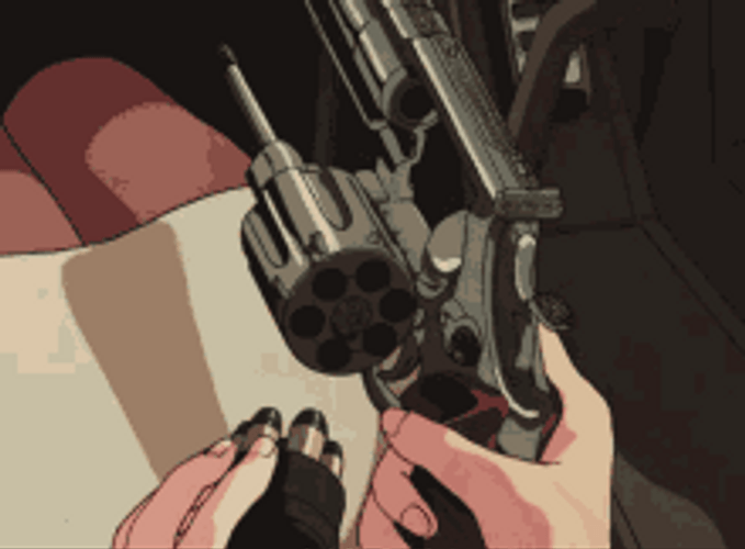 Anime Old Caliber Gun GIF