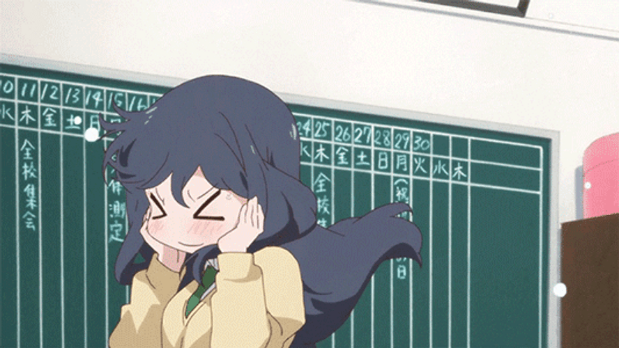 Anime PFP Excited Natsuo Maki GIF
