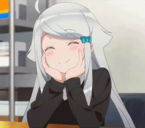 Anime PFP Happy Nayuta Kani GIF