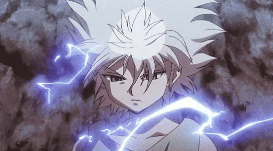 Anime PFP HxH Killua Godspeed GIF