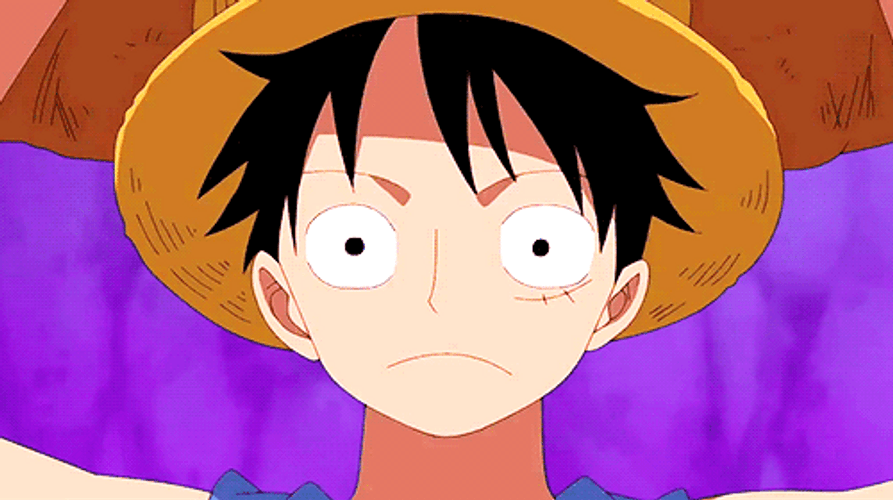 Anime PFP Luffy D Monkey Smile GIF