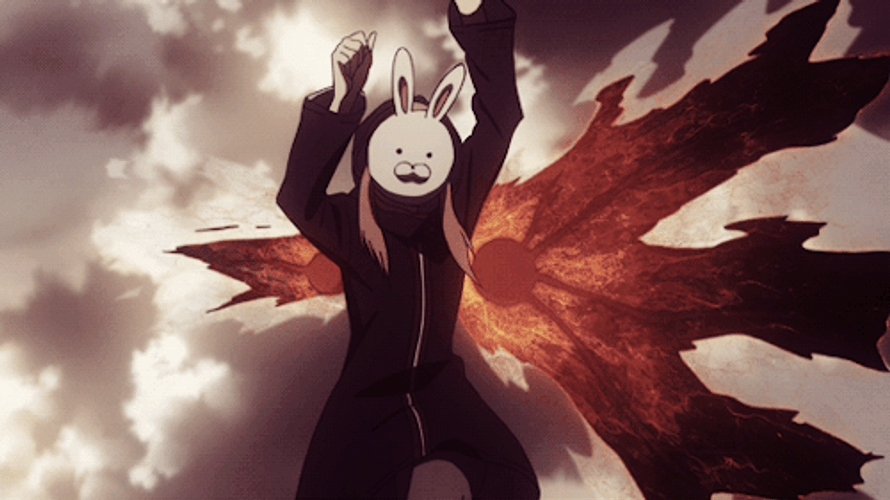 Anime PFP Touka Kirishima Mask GIF