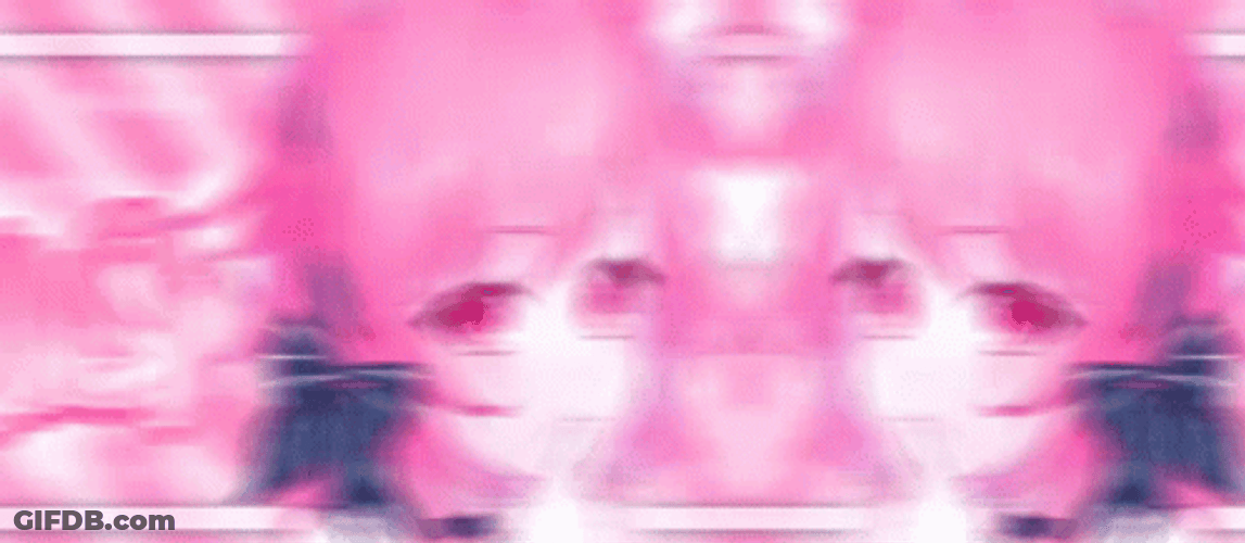 Anime Pink Hair Discord Profile Banner GIF