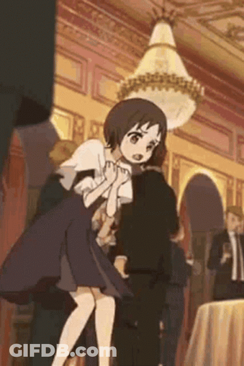 Anime Pompo The Cinephile Doing Hype Fortnite Dance GIF