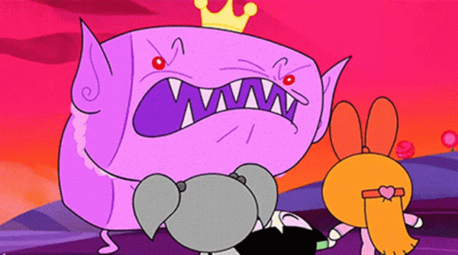 Anime Powerpuff Girls Laser Eyes Offensive GIF