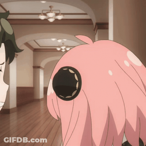 Anime Punch Anya Forger Spy X Family GIF