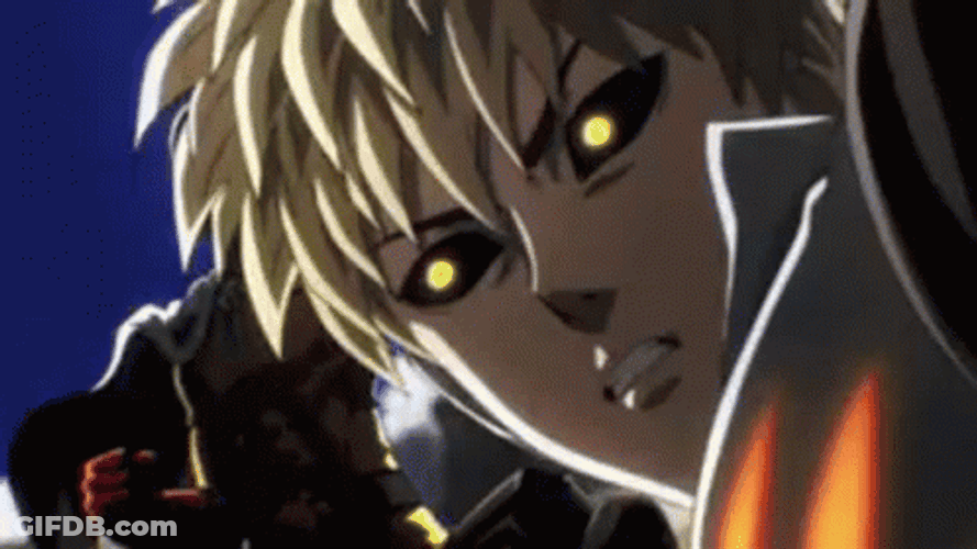 Anime Punch Genos One-Punch Man GIF