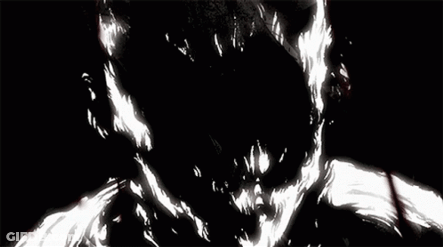 Anime Rage Gon Transformation GIF