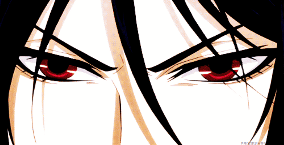 Anime Rage Sebastian Michaelis Hand Stop GIF