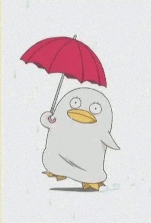 Anime Rain Elizabeth Gintama GIF