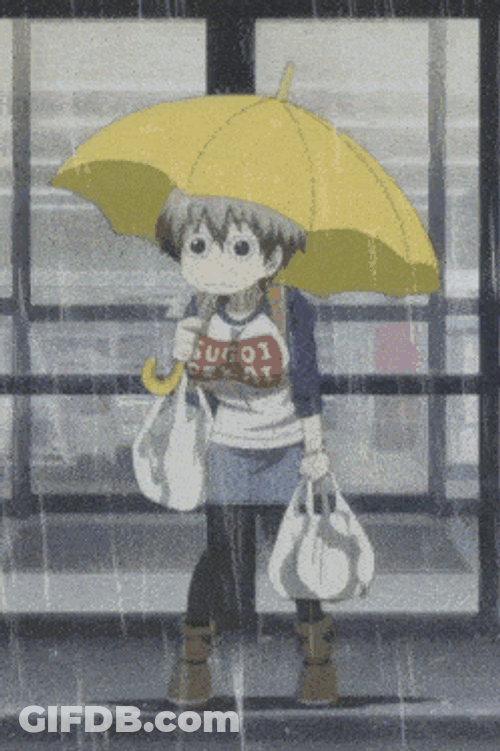 Anime Rain GIF