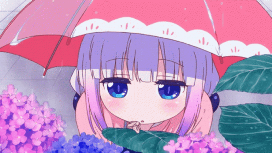 Anime Rain Kanna Kamui GIF