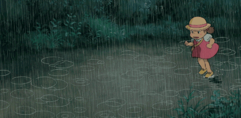 Anime Rain Mei Kusabe Flop GIF