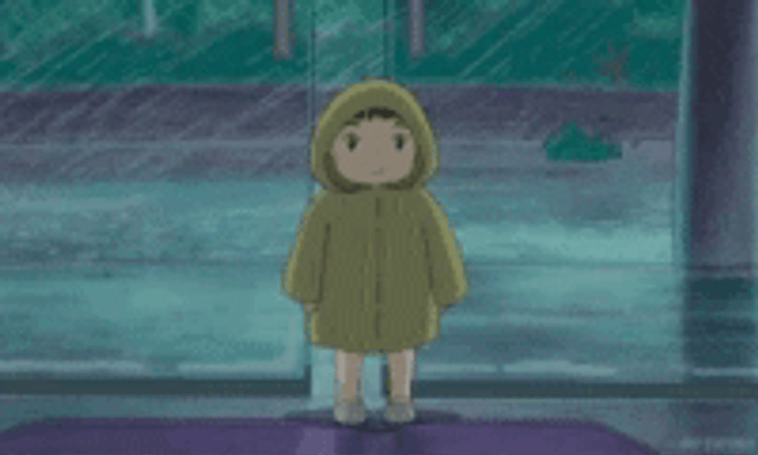 Anime Rain Sosuke Ponyo GIF