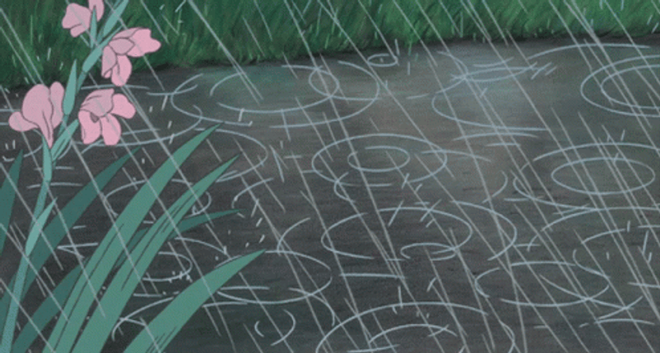 Anime Rain Swamp GIF
