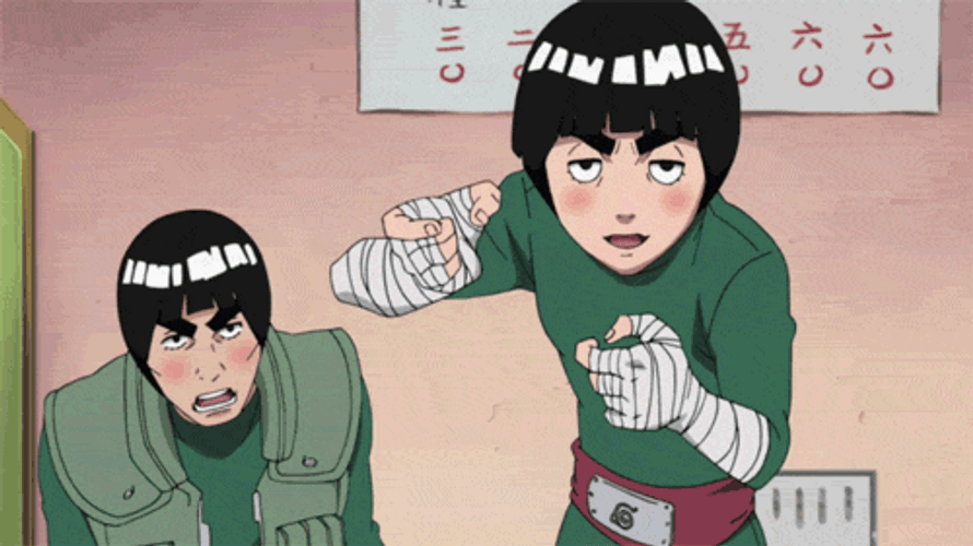 Anime Rock Lee GIF