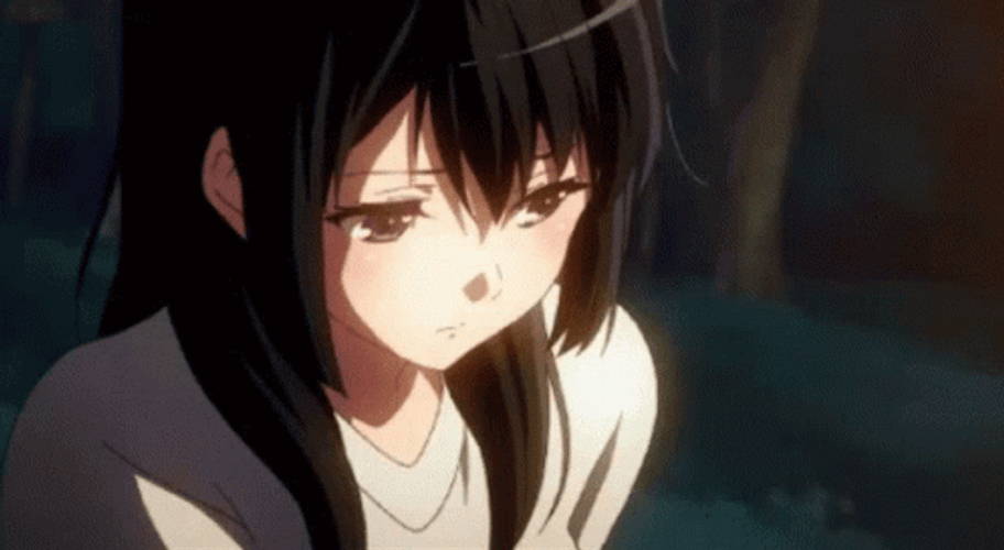 Anime Sad Confession Stare GIF